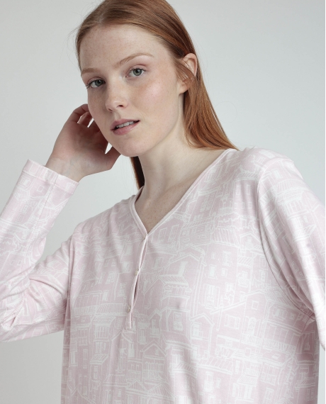 ADMAS Camisola Manga Larga Tapeta La Vie Est Belle para Mujer PETALO 2