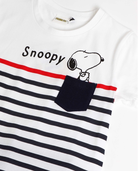 PEANUTS Pijama Manga Corta Sail With Me para Niño MARINO 2