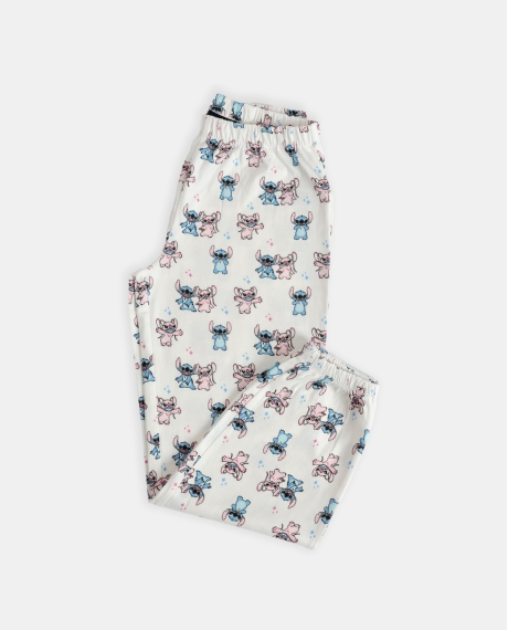 DISNEY Pijama Manga Larga Ohana para Niña CRUDO 2