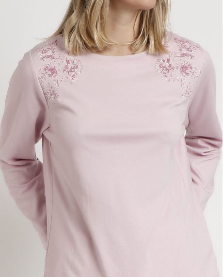 ADMAS CLASSIC Pijama Manga Larga Live para Mujer ROSE 2