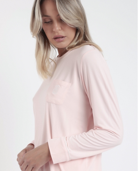 ADMAS CLASSIC Pijama Manga Larga Soft Sleep para Mujer CORAL 2
