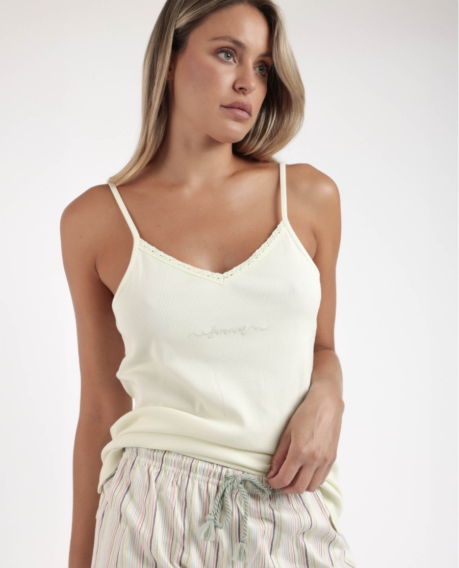 ADMAS Pijama Tirantes Summer Vibes para Mujer MENTA ADMAS Pijama Tirantes Summer Vibes para Mujer MENTA