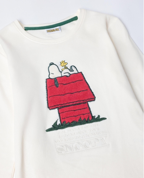 PEANUTS Pijama Manga Larga Classic Peanuts para Niña CRUDO 2