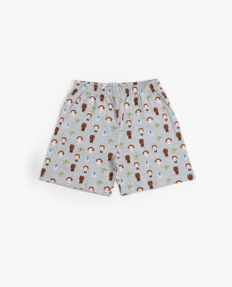 STAR WARS Pijama Manga Corta Pixel Wars para Niño NARANJA 2