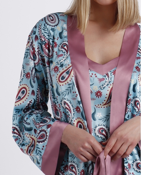 ADMAS GARDEN Bata Novia Water Paisley para Mujer AQUA 2