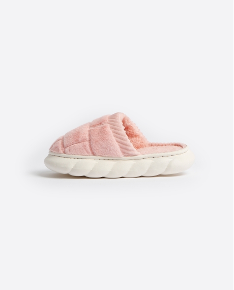 ADMAS Zapatillas De Estar Por Casa Cuadros para Mujer PETALO 2