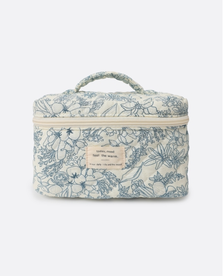 ADMAS Neceser Compacto Asa Toile de Jouy AZUL
