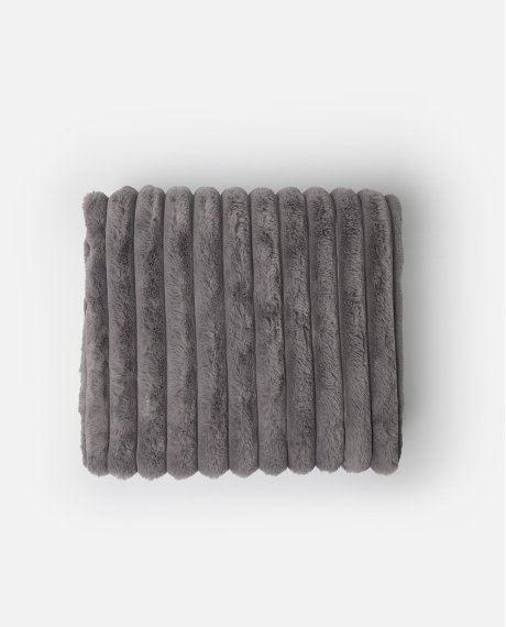 ADMAS Manta Doble Cara Rabbit Stripe GRIS