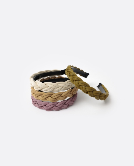 ADMAS Diadema Braid Style Duo para Mujer (Caja 6 unidades) SURTIDO