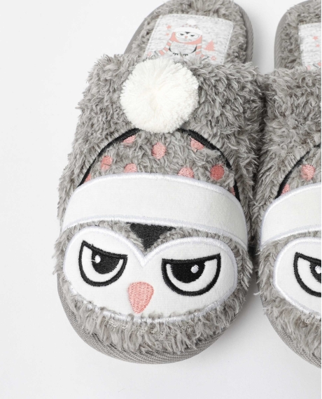 ADMAS Zapatillas De Estar Por Casa Winter Owl para Mujer, (Caja 6 unidades) SURTIDO 2