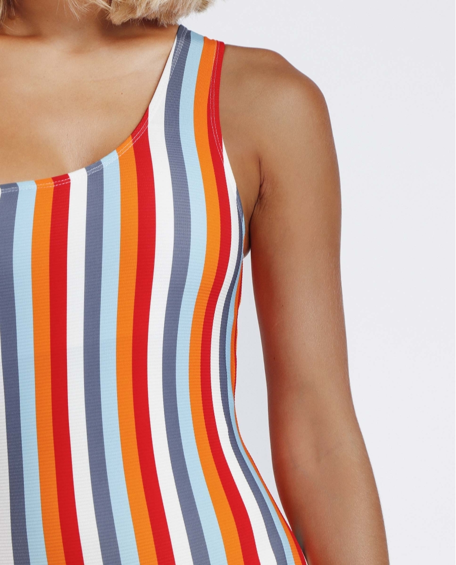 ADMAS Bañador Copas Sun Stripes para Mujer MULTICOLOR ADMAS Bañador Copas Sun Stripes para Mujer MULTICOLOR