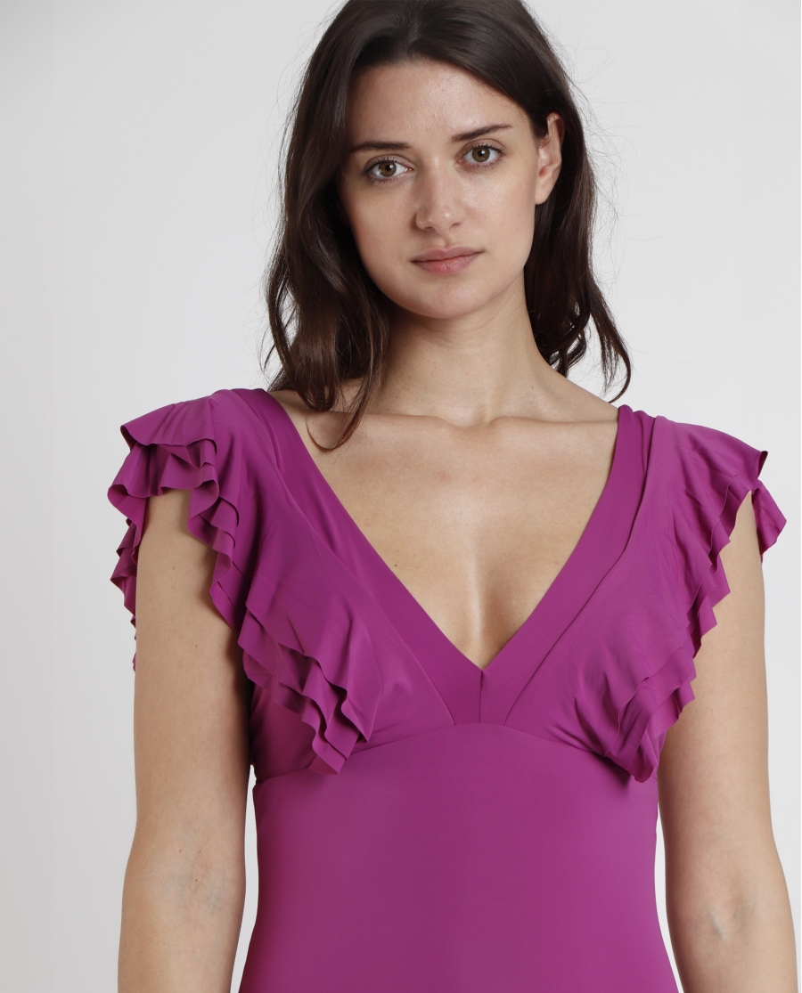 ADMAS Bañador Volantes Summer Frilla para Mujer BUGANVILLA