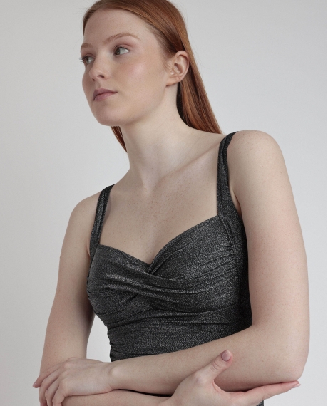 ADMAS Bañador Capacidad Classic Bright para Mujer NEGRO 2