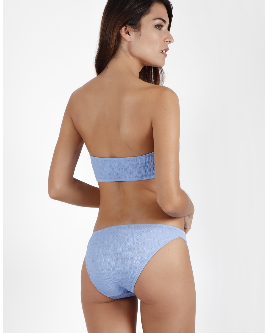 ADMAS Bikini Bandeau Smock Swim para Mujer AZUL ADMAS Bikini Bandeau Smock Swim para Mujer AZUL