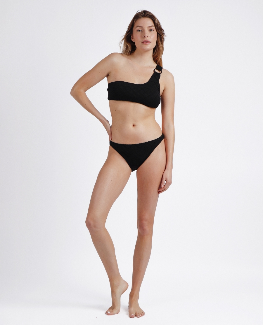 ADMAS Bikini Asimétrico Costa Bella para Mujer NEGRO ADMAS Bikini Asimétrico Costa Bella para Mujer NEGRO