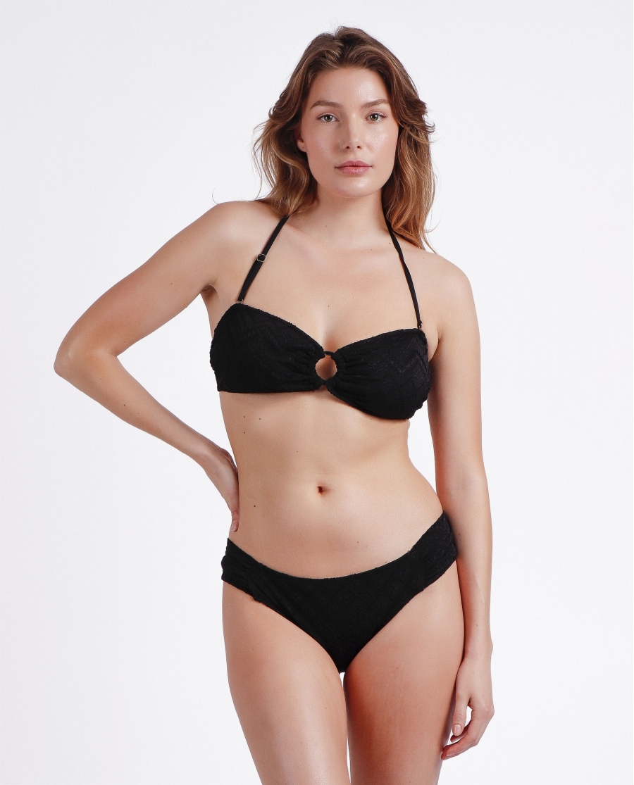 ADMAS Bikini Bandeau Costa Bella para Mujer NEGRO ADMAS Bikini Bandeau Costa Bella para Mujer NEGRO