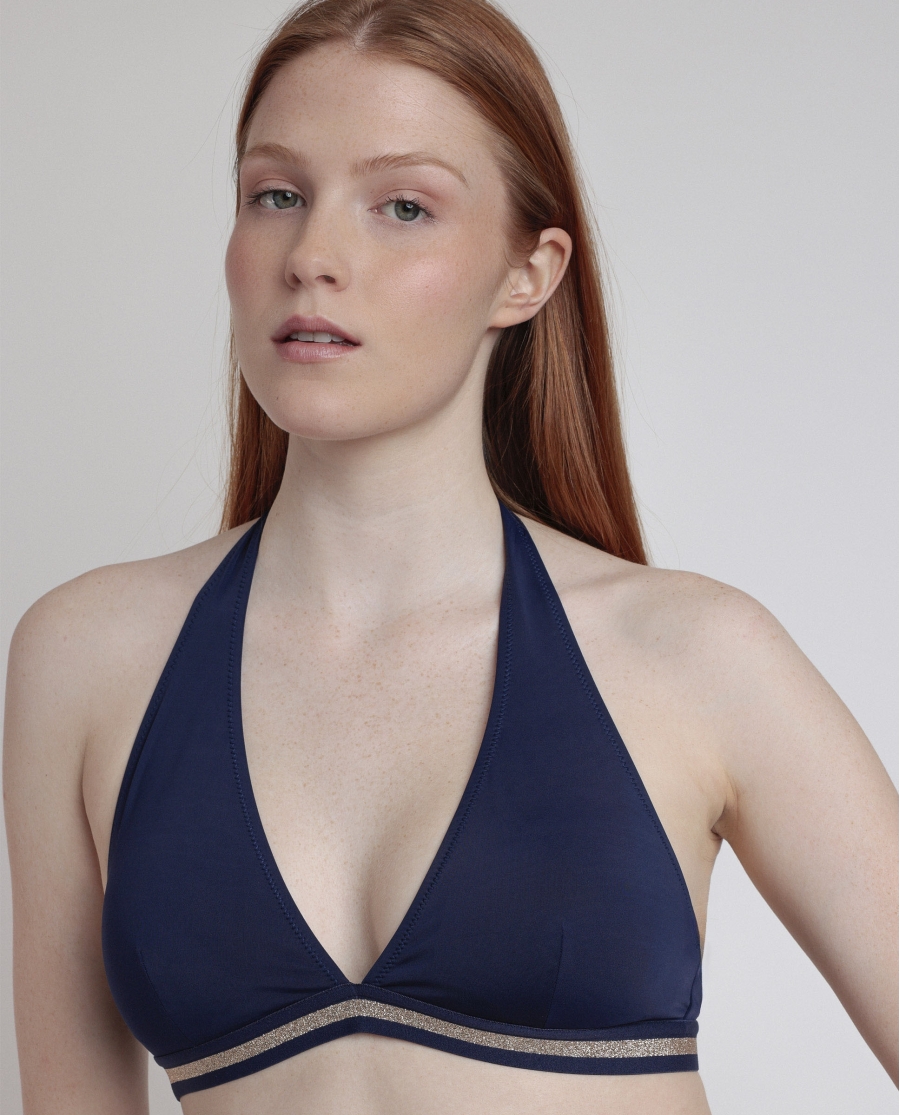 ADMAS Bikini Halter Sport Luxe para Mujer MARINO
