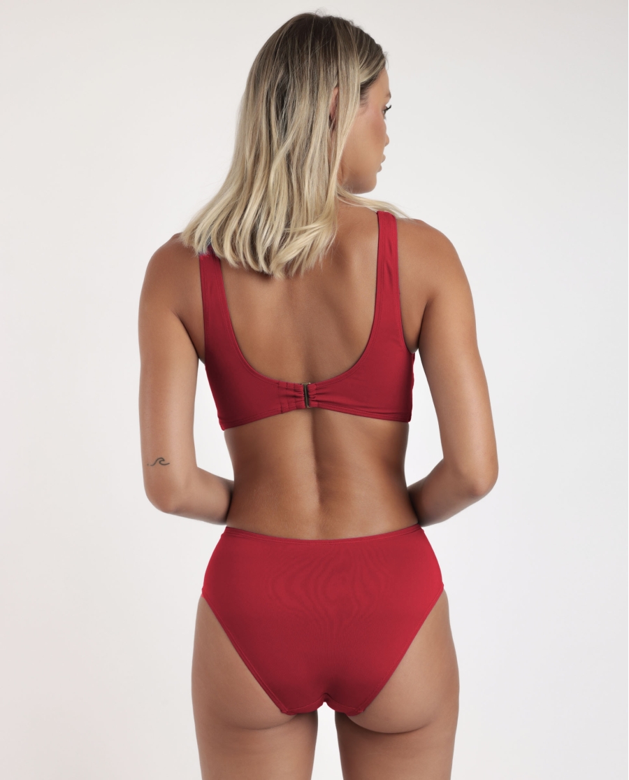 ADMAS Bikini Luxury para Mujer ROJO
