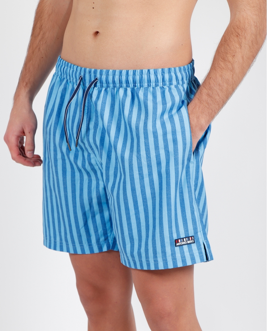 ANTONIO MIRO Bañador Stripes para Hombre AZUL