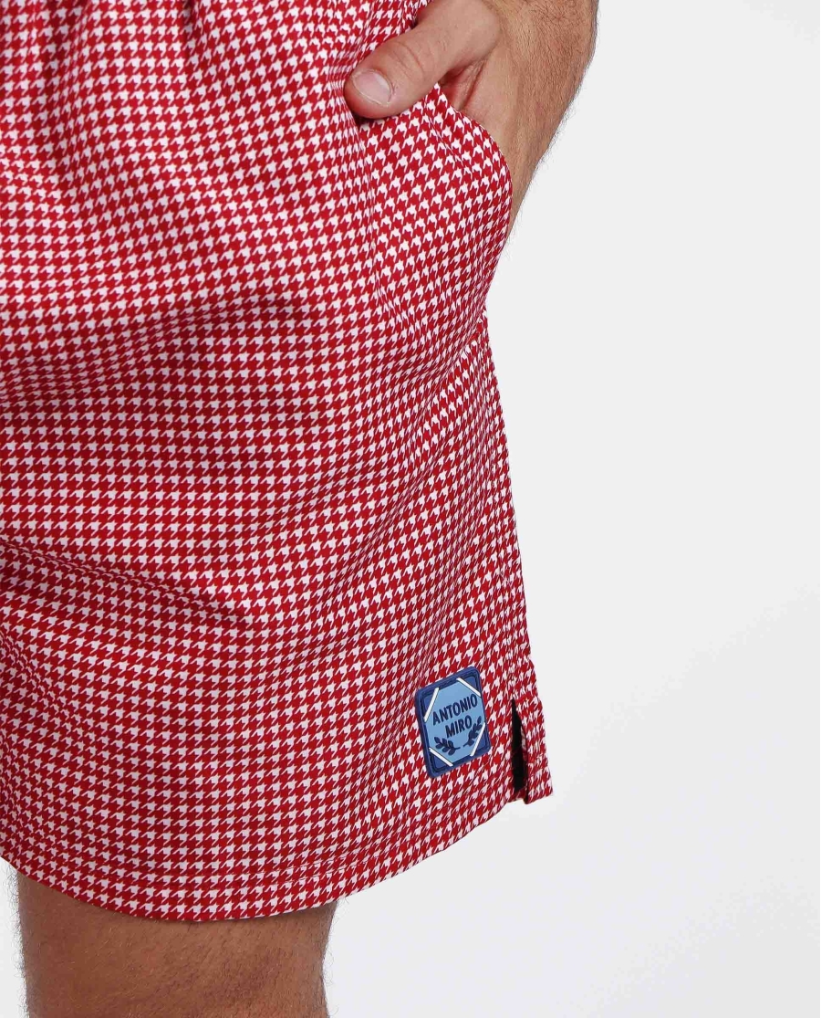 ANTONIO MIRO Bañador Blocks para Hombre ROJO ANTONIO MIRO Bañador Blocks para Hombre ROJO