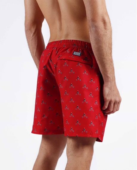 DIVER Bañador Scooters para Hombre ROJO 2