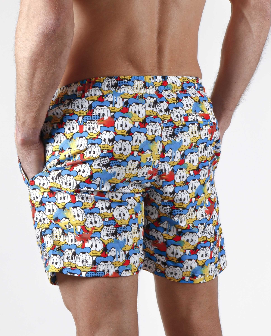 DISNEY Bañador Donald Faces para Hombre AZUL DISNEY Bañador Donald Faces para Hombre AZUL