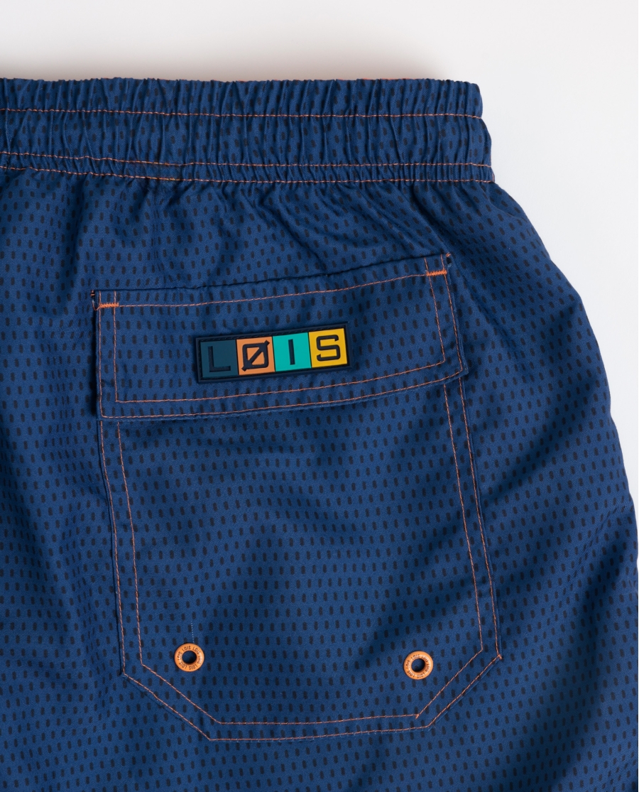 LOIS Bañador Pixel Surf para Hombre MARINO