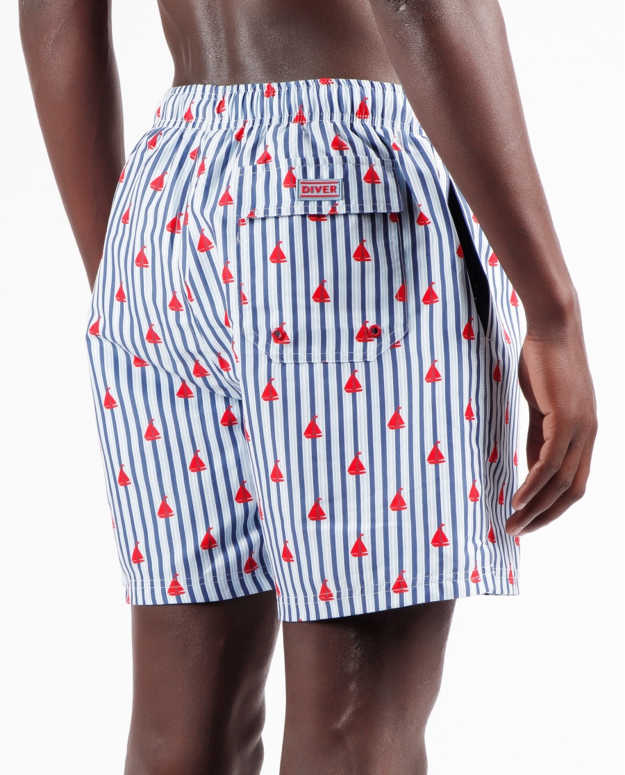 DIVER Bañador Boat para Hombre AZUL DIVER Bañador Boat para Hombre AZUL