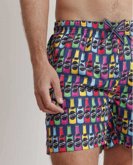 DIVER Bañador Beer para Hombre MULTICOLOR 2