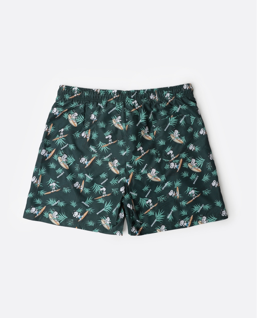 PEANUTS Bañador Snoopy Tropic Surf para Hombre OCEANO