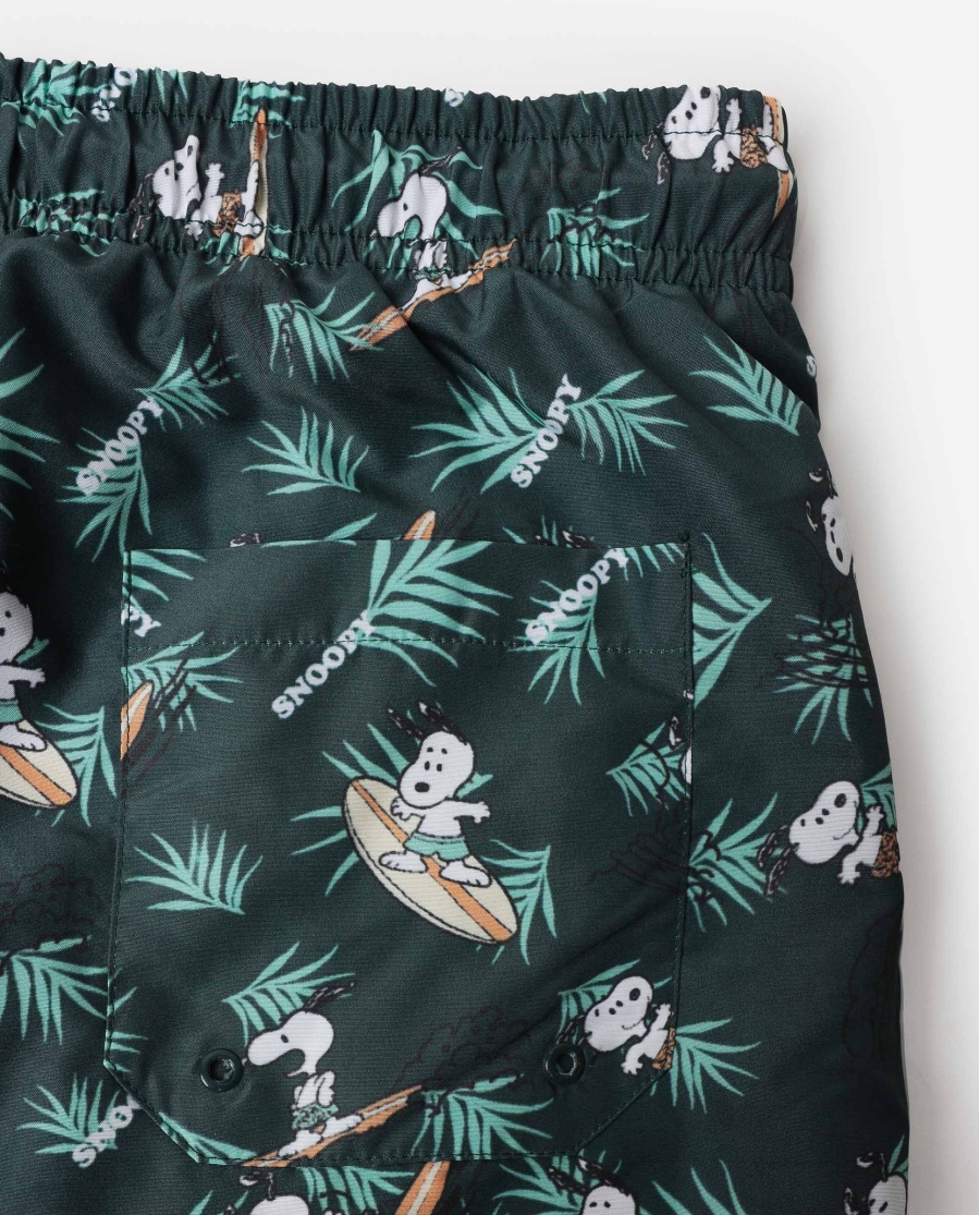 PEANUTS Bañador Snoopy Tropic Surf para Hombre OCEANO