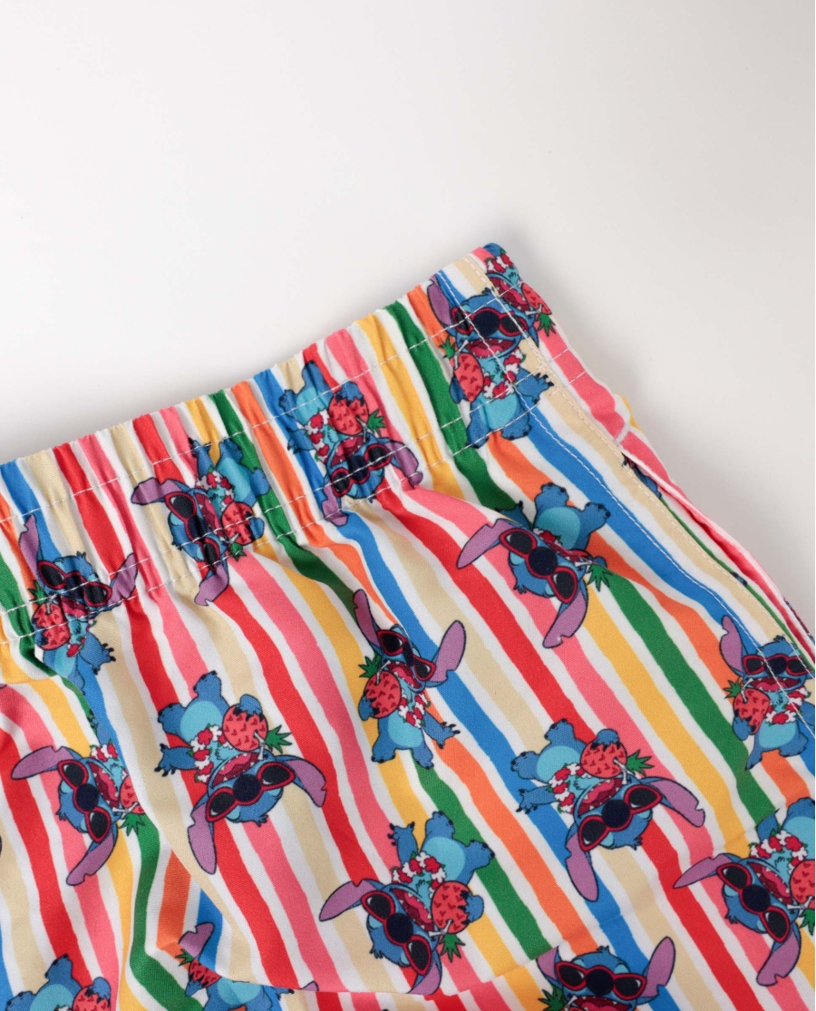 DISNEY Bañador Pineapple Stitch para Juvenil Chico MULTICOLOR