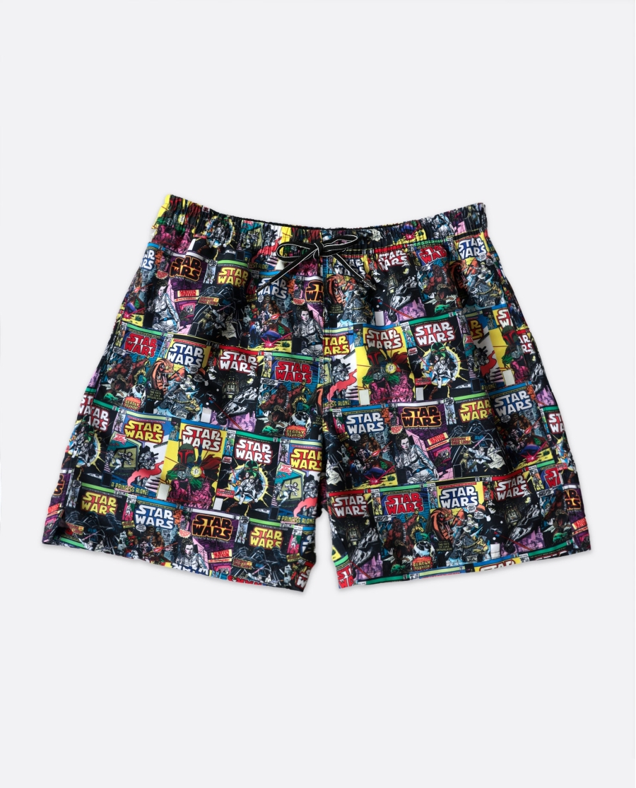 STAR WARS Bañador Old Comic para Hombre MULTICOLOR