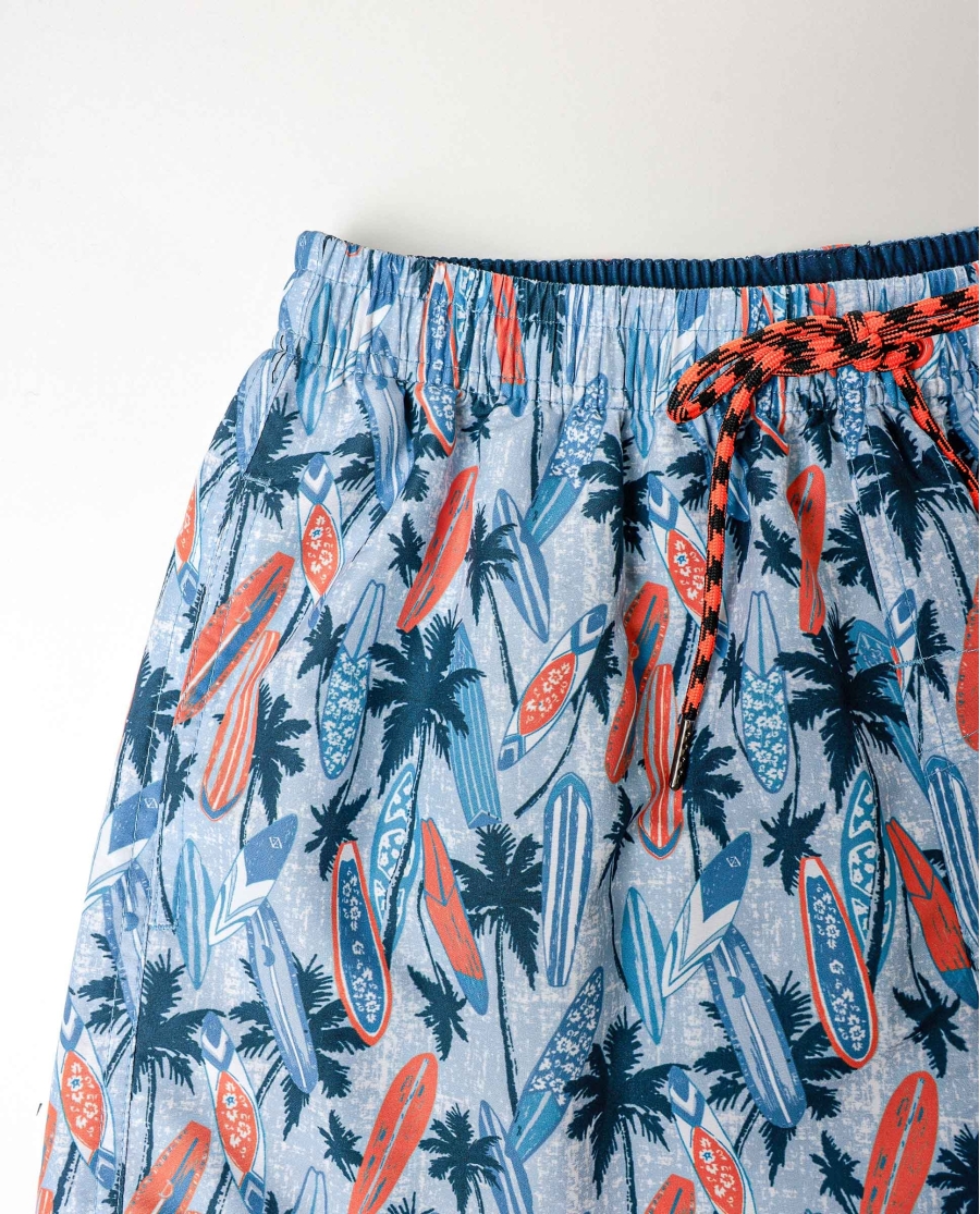 DIVER Bañador Table Surf para Hombre AZUL