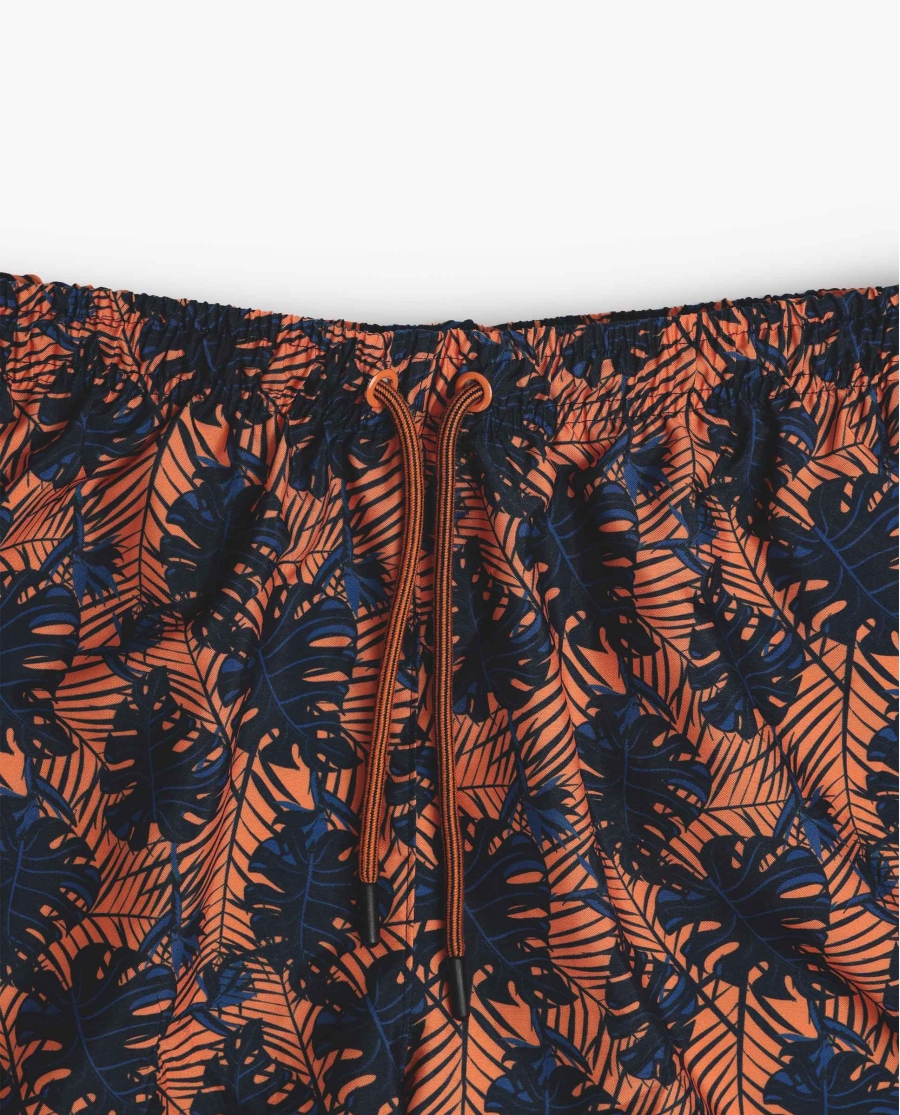 LOIS Bañador Palm Street para Hombre NARANJA