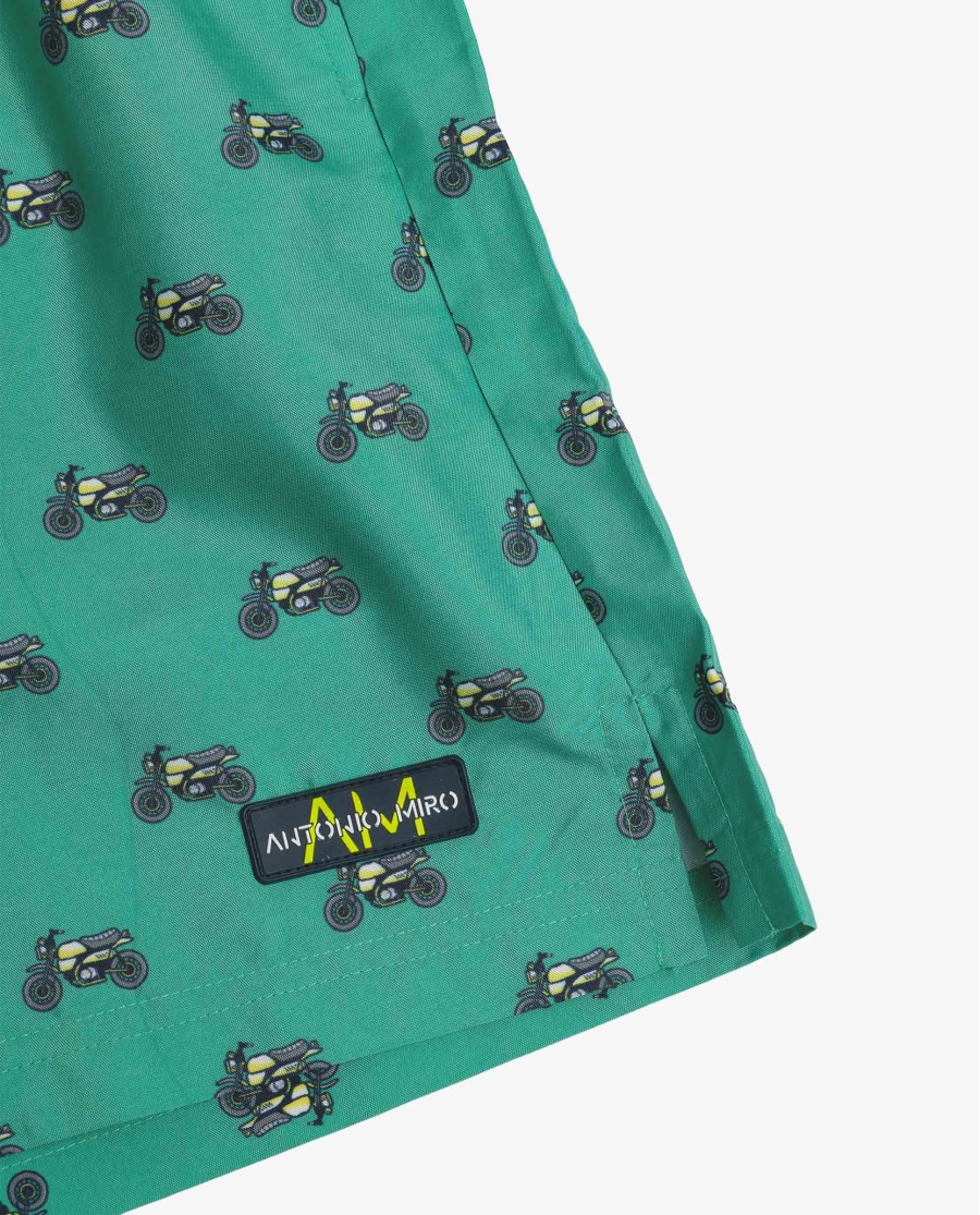 ANTONIO MIRO Bañador Caferacer para Hombre VERDE