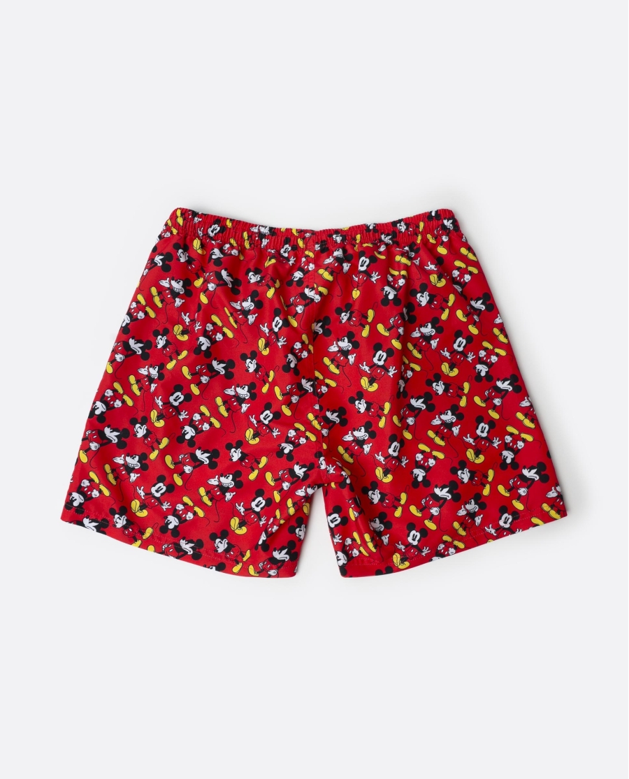 DISNEY Bañador Mikcey Classic para Hombre ROJO