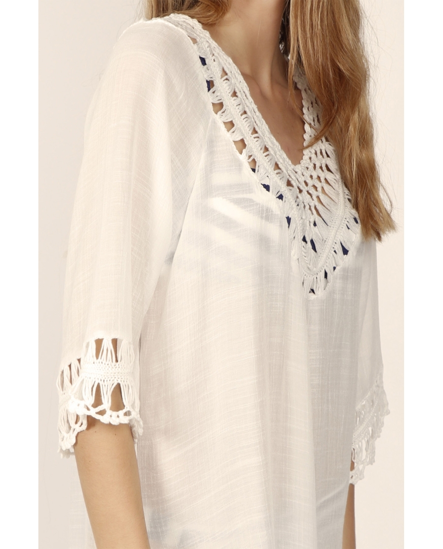 ADMAS Vestido Ibiza para Mujer CRUDO