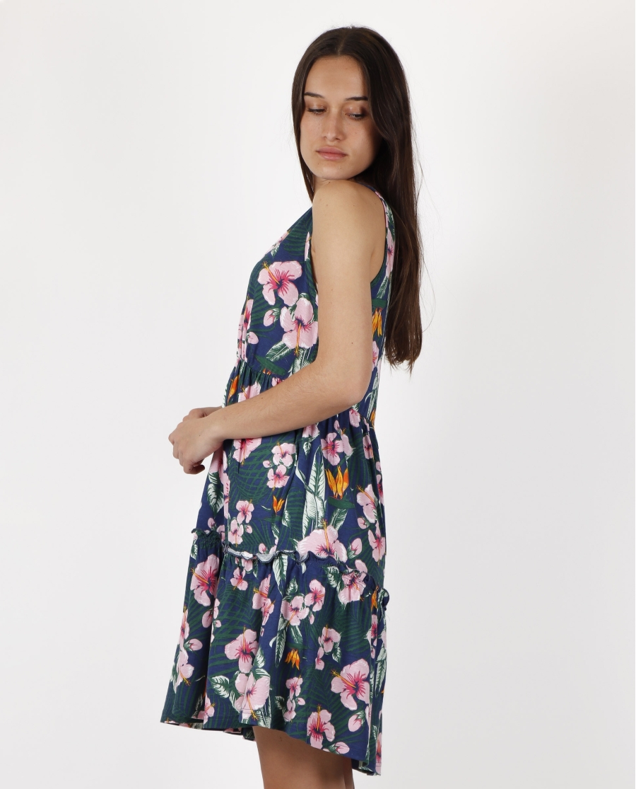 ADMAS Vestido Tirantes Hawaii para Mujer MARINO ADMAS Vestido Tirantes Hawaii para Mujer MARINO
