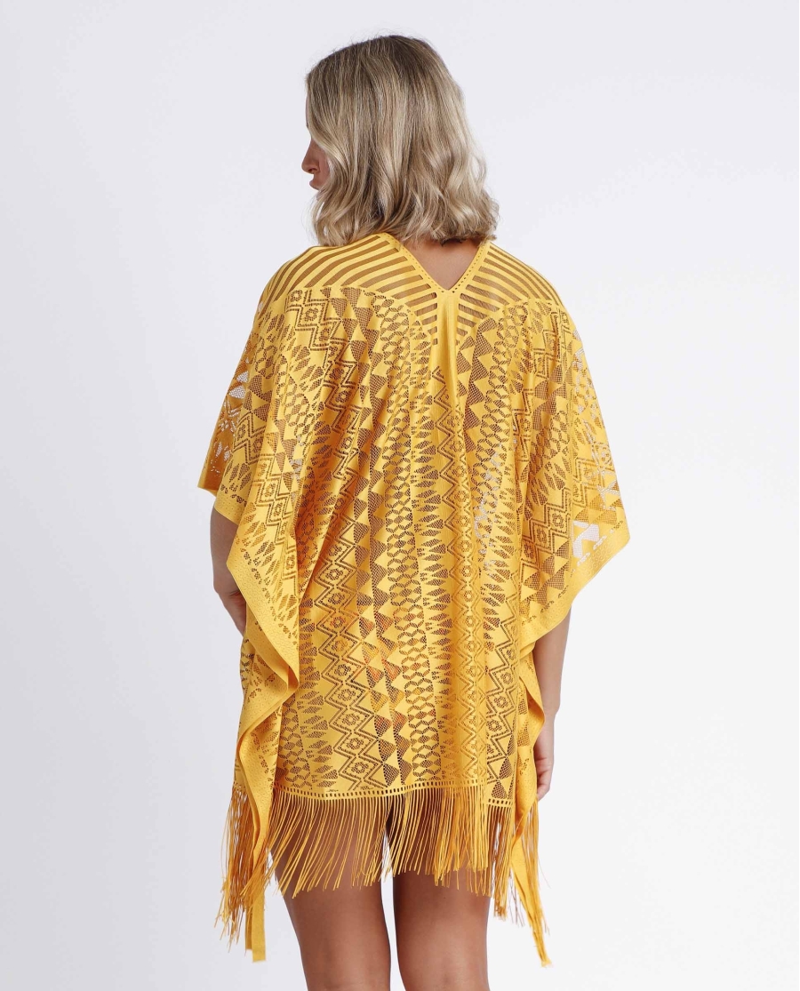 ADMAS Vestido Kaftan Sun para Mujer AMARILLO ADMAS Vestido Kaftan Sun para Mujer AMARILLO