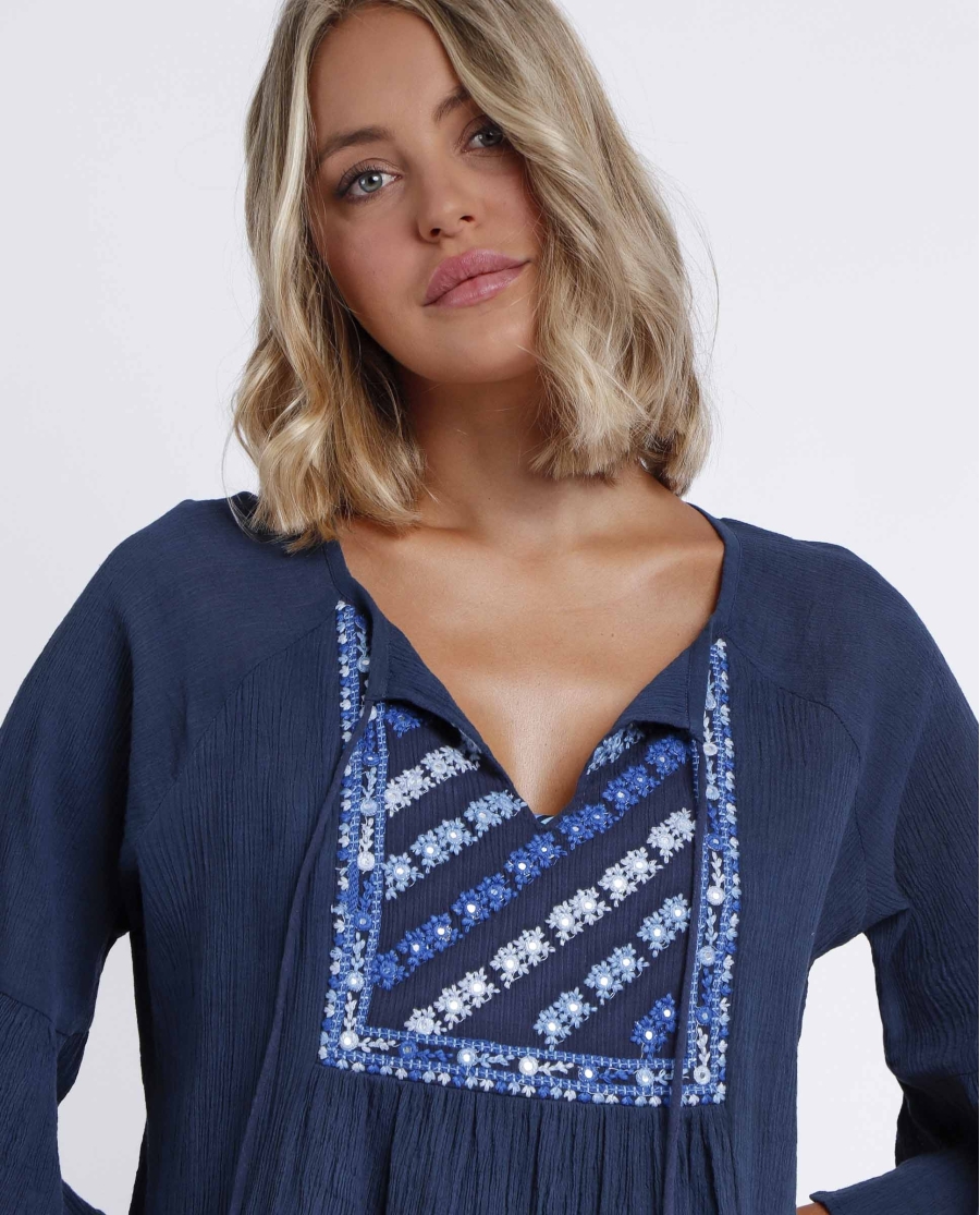 ADMAS Vestido Paradise para Mujer AZUL ADMAS Vestido Paradise para Mujer AZUL