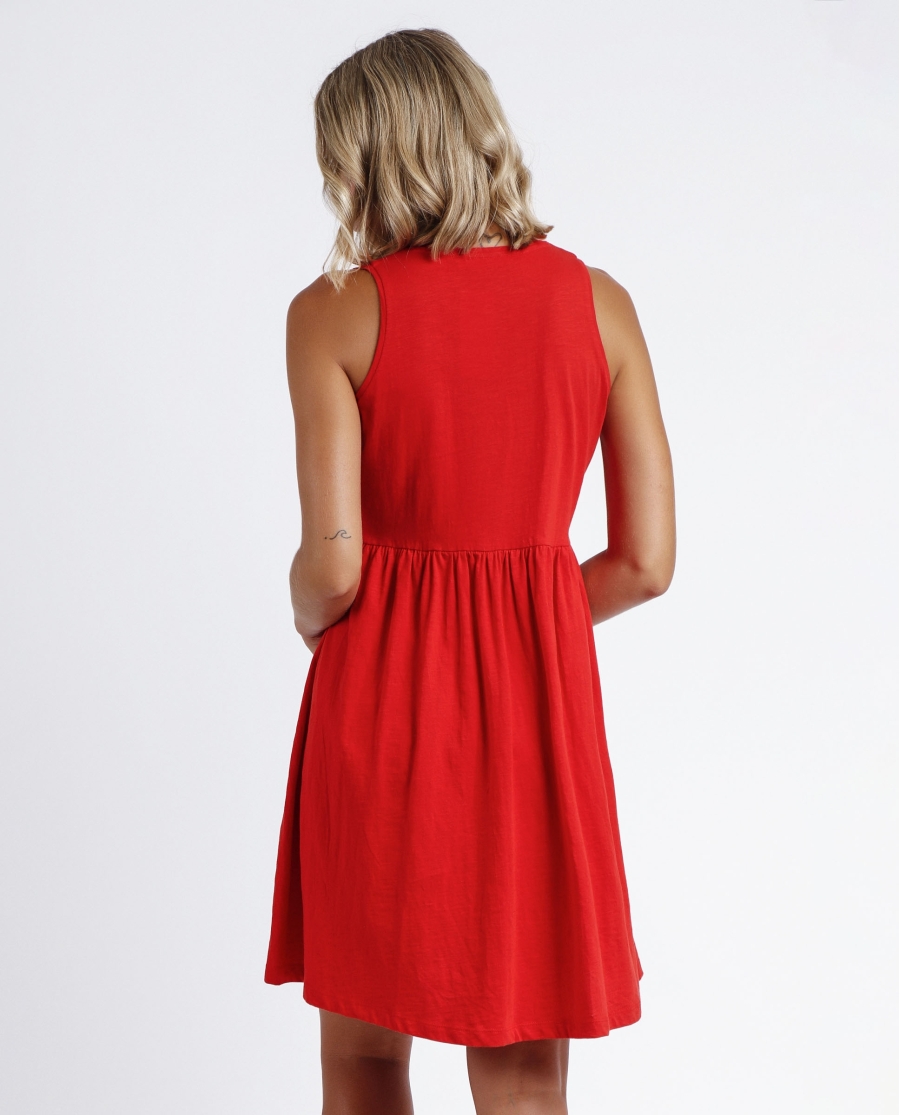 ADMAS Vestido White Paisley para Mujer ROJO ADMAS Vestido White Paisley para Mujer ROJO