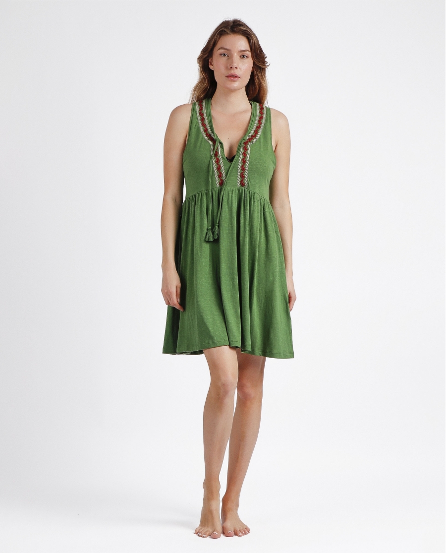 ADMAS Vestido White Paisley para Mujer FOREST ADMAS Vestido White Paisley para Mujer FOREST