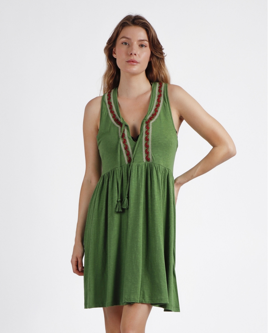 ADMAS Vestido White Paisley para Mujer FOREST ADMAS Vestido White Paisley para Mujer FOREST