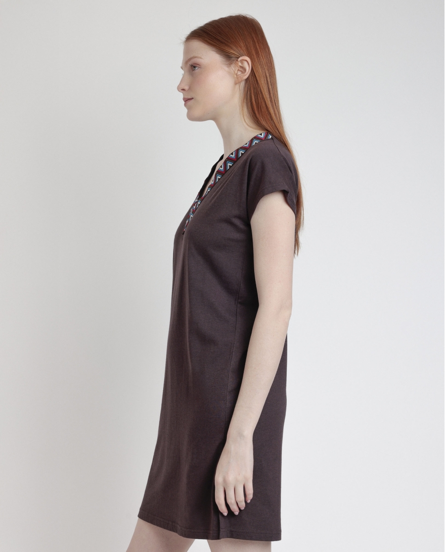 ADMAS Vestido Sailor Club para Mujer CHOCOLATE ADMAS Vestido Sailor Club para Mujer CHOCOLATE