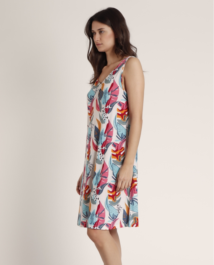 ADMAS Vestido Sin Mangas Colors Jungle para Mujer MULTICOLOR ADMAS Vestido Sin Mangas Colors Jungle para Mujer MULTICOLOR
