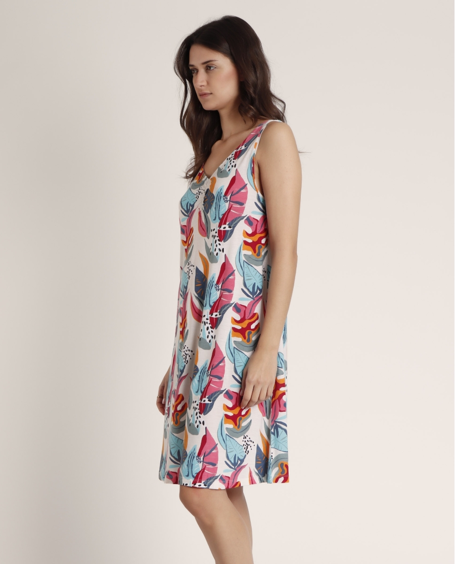 ADMAS Vestido Sin Mangas Colors Jungle para Mujer MULTICOLOR ADMAS Vestido Sin Mangas Colors Jungle para Mujer MULTICOLOR