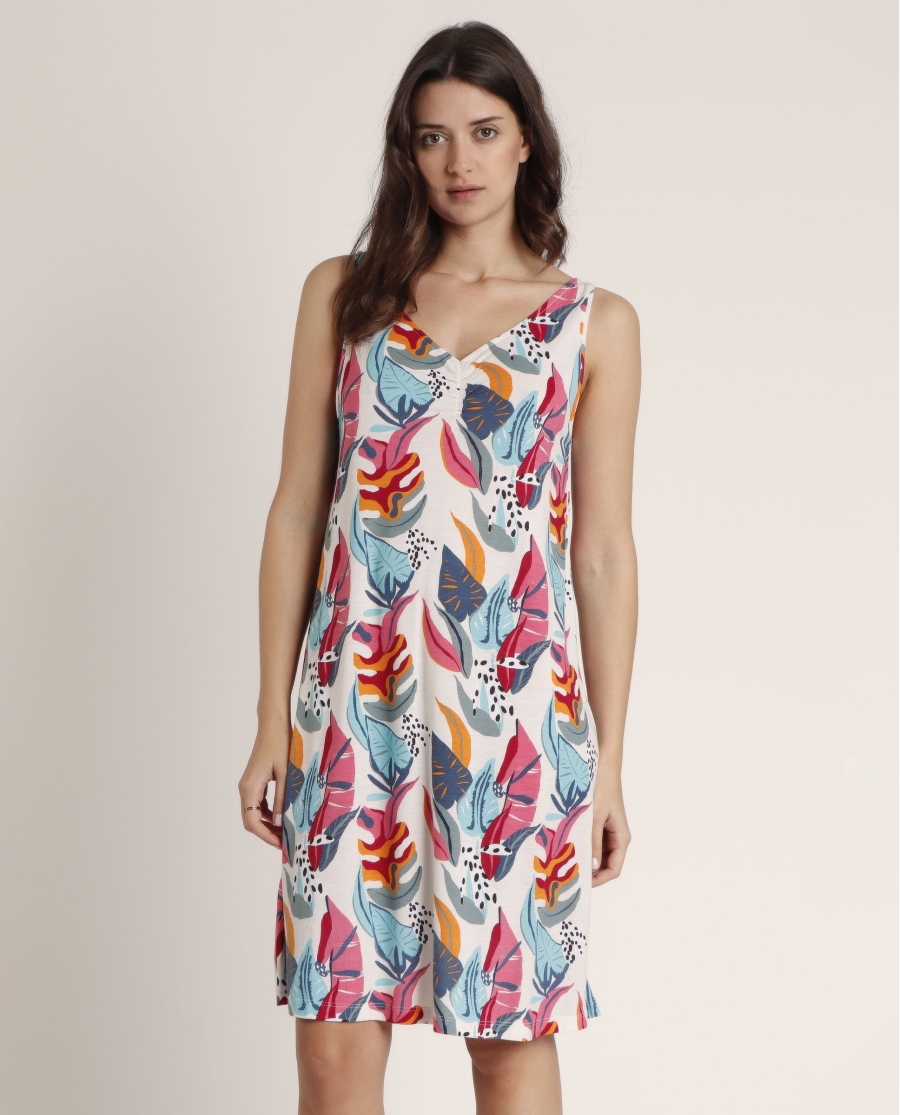 ADMAS Vestido Sin Mangas Colors Jungle para Mujer MULTICOLOR ADMAS Vestido Sin Mangas Colors Jungle para Mujer MULTICOLOR