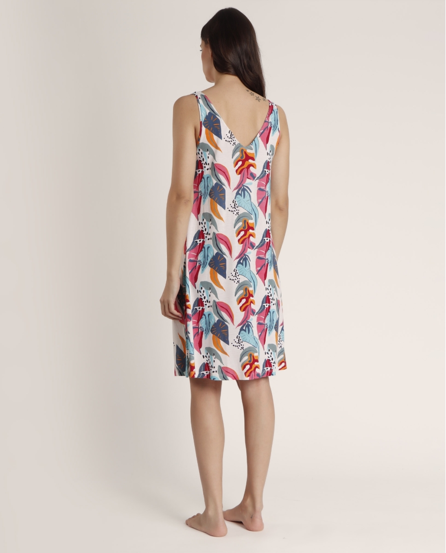 ADMAS Vestido Sin Mangas Colors Jungle para Mujer MULTICOLOR ADMAS Vestido Sin Mangas Colors Jungle para Mujer MULTICOLOR