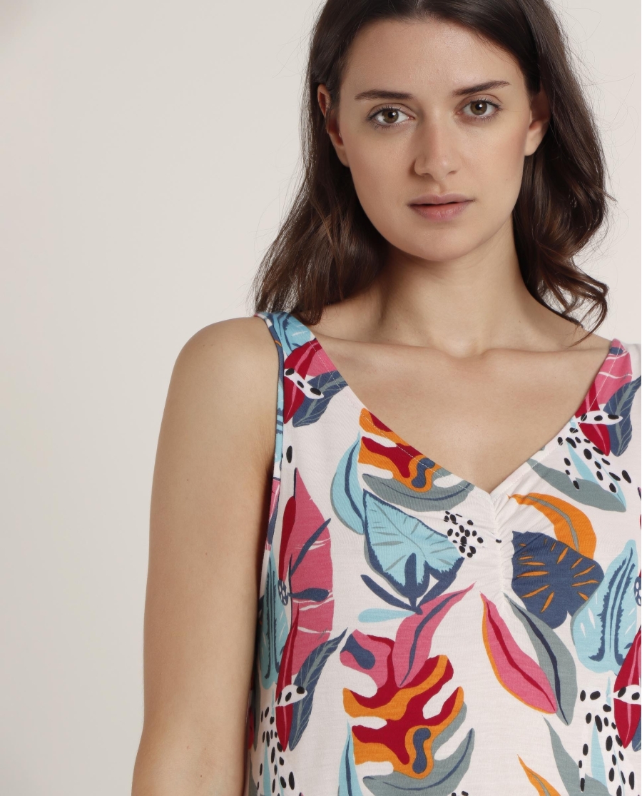 ADMAS Vestido Sin Mangas Colors Jungle para Mujer MULTICOLOR ADMAS Vestido Sin Mangas Colors Jungle para Mujer MULTICOLOR